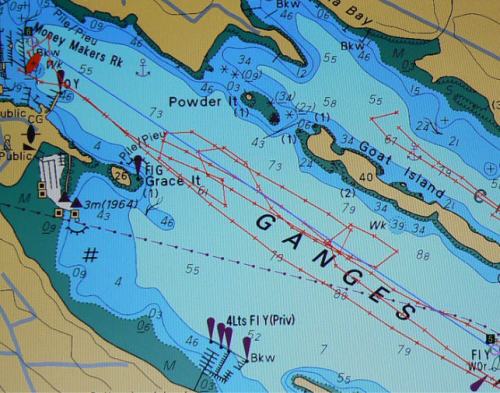 Ganges - Waiting for our slip