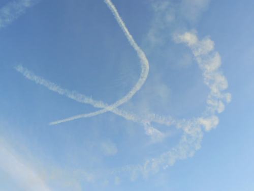 Sky Writing Sand Is Pk